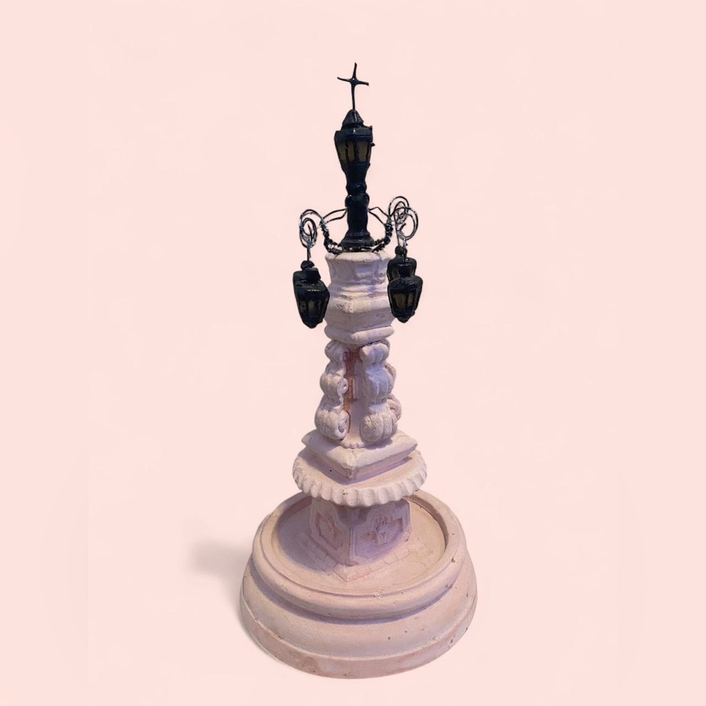 Pretty light blush pink jewlery holder /decor